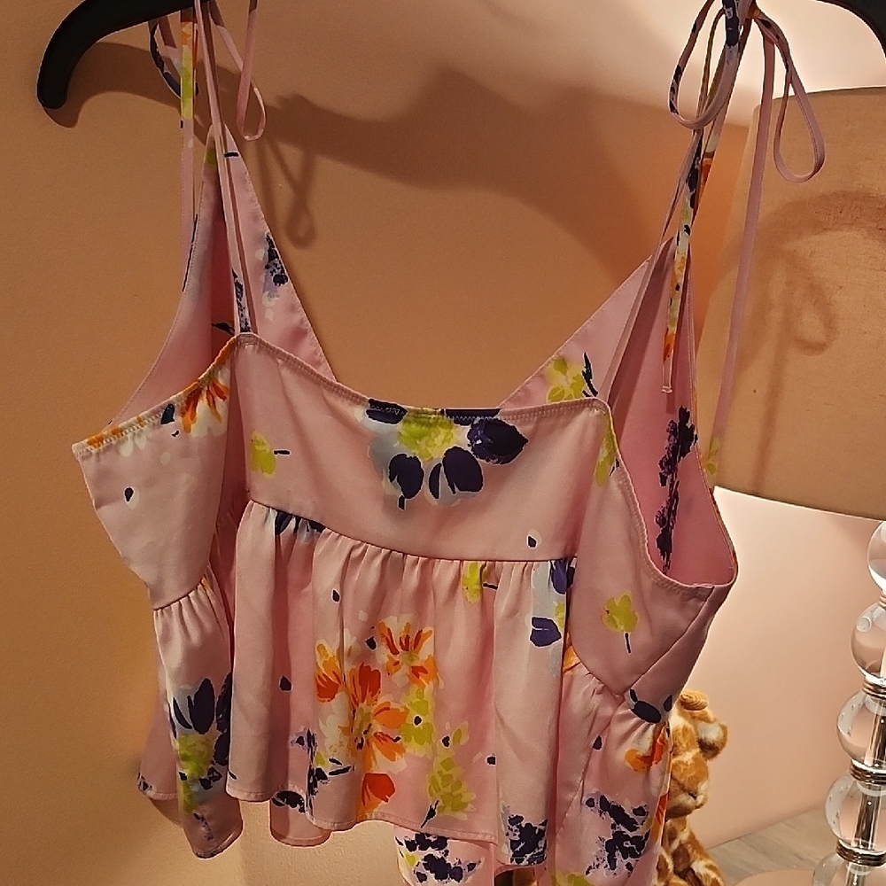 Savage X Fenty Pink Floral Pajama Set - Picture 3 of 8